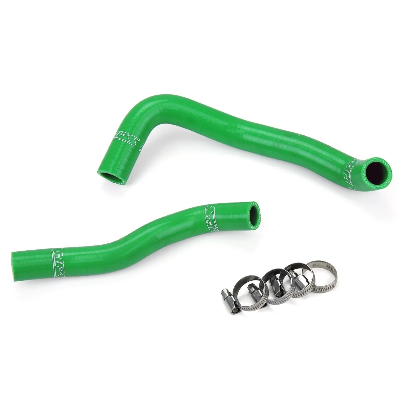 HPS Green Reinforced Silicone Radiator Hose Kit for Kawasaki 03-07 KFX400