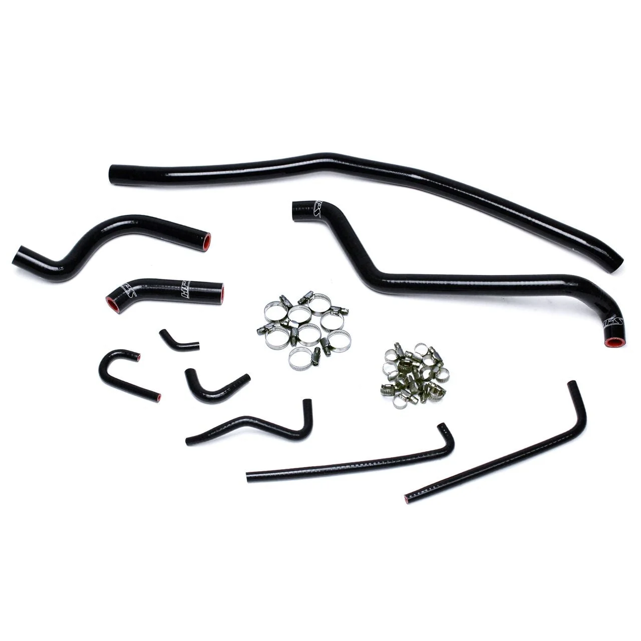 HPS Black Reinforced Silicone Radiator Hose Kit for Kawasaki 04-09 KFX700