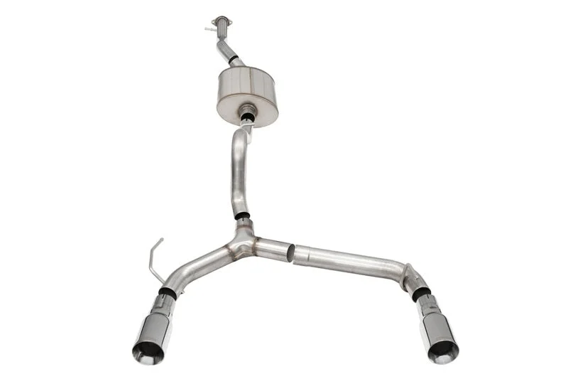 Corsa 21-25 Ford Bronco 2.7L 4-Door 2.75in Cat-Back Dual Rear Exhaust w/4in Straight-Cut Polish Tips