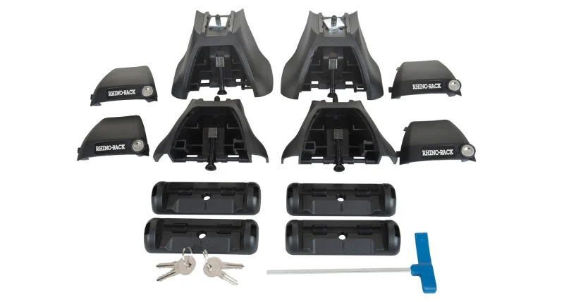 Rhino-Rack 14-19 Toyota Corolla 4 Door Sedan Vortex 2500 2 Bar Roof Rack - Black