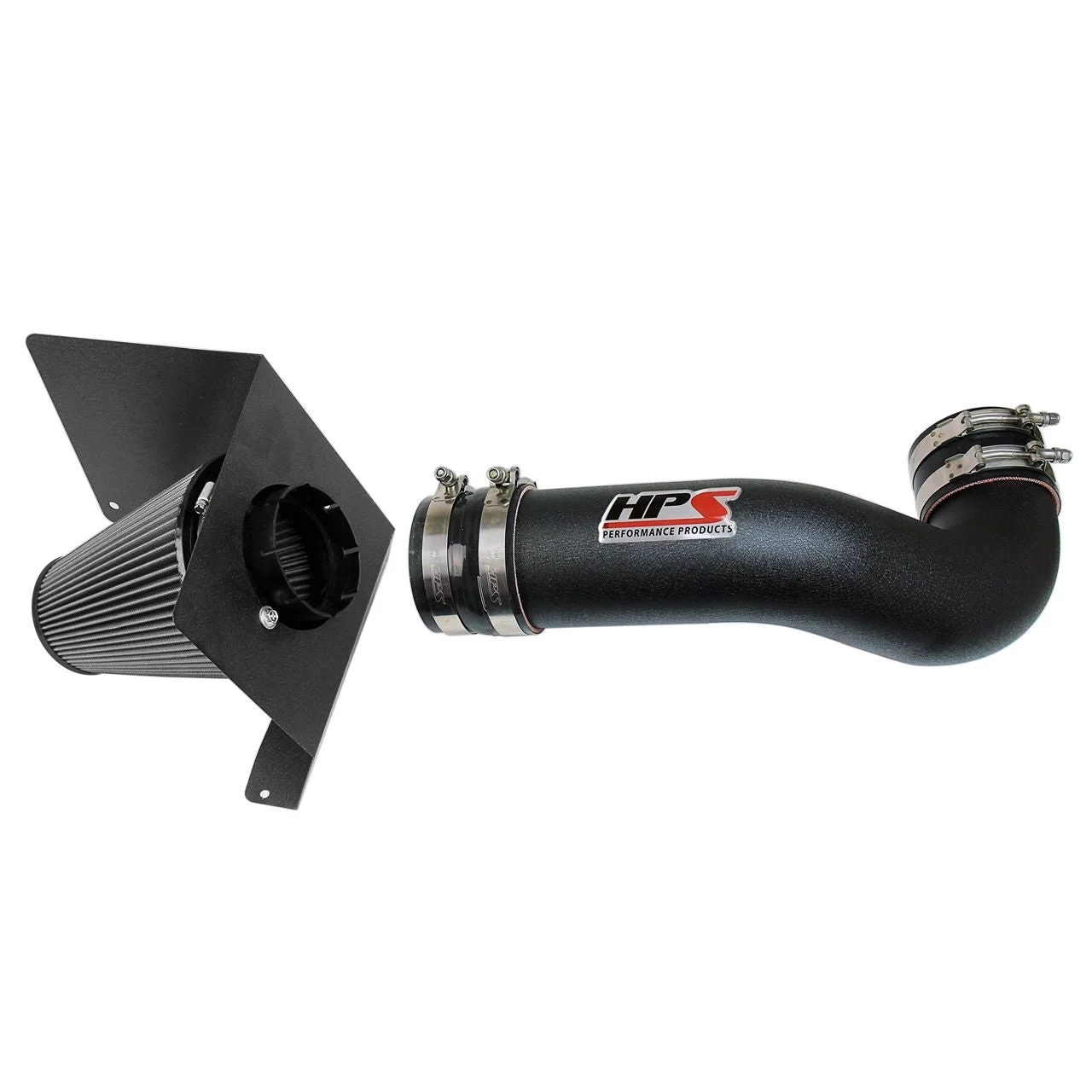 HPS Cold Air Intake Kit 07-08 Cadillac Escalade 6.2L V8, Includes Heat Shield, Black