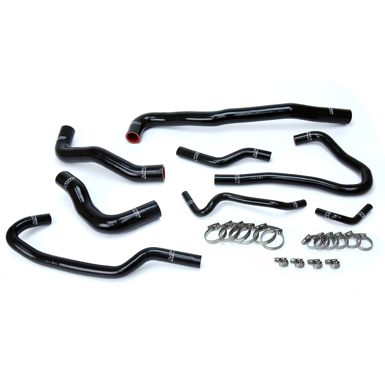 HPS Reinforced Black Silicone Radiator + Heater Hose Kit Coolant for Mazda 16-17 MX-5 Miata 2.0L