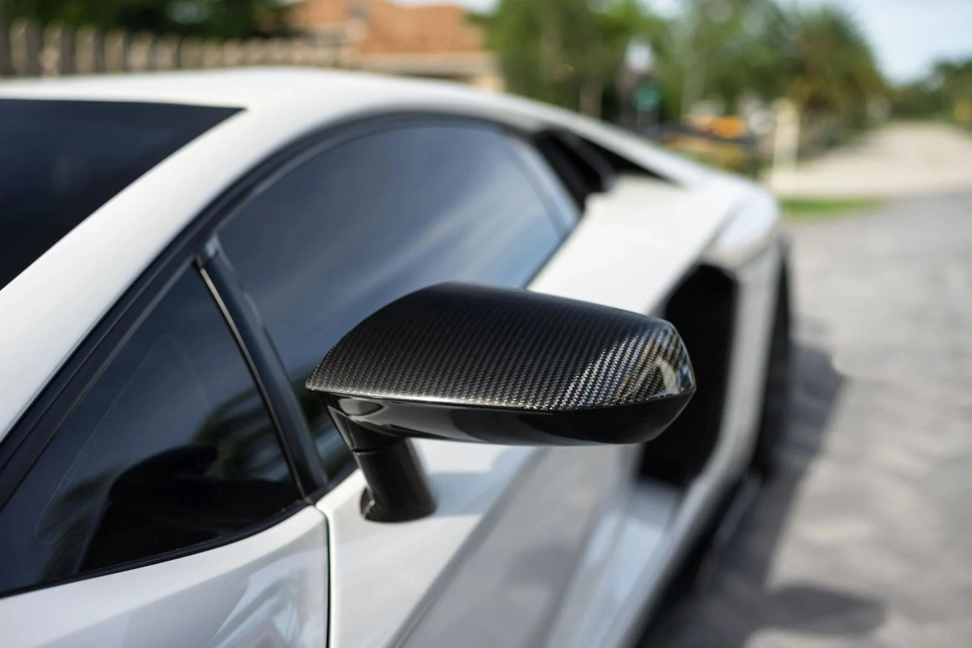 1016 Industries Aero Carbon Mirror Caps For Lamborghini Aventador LP700 2013-2016
