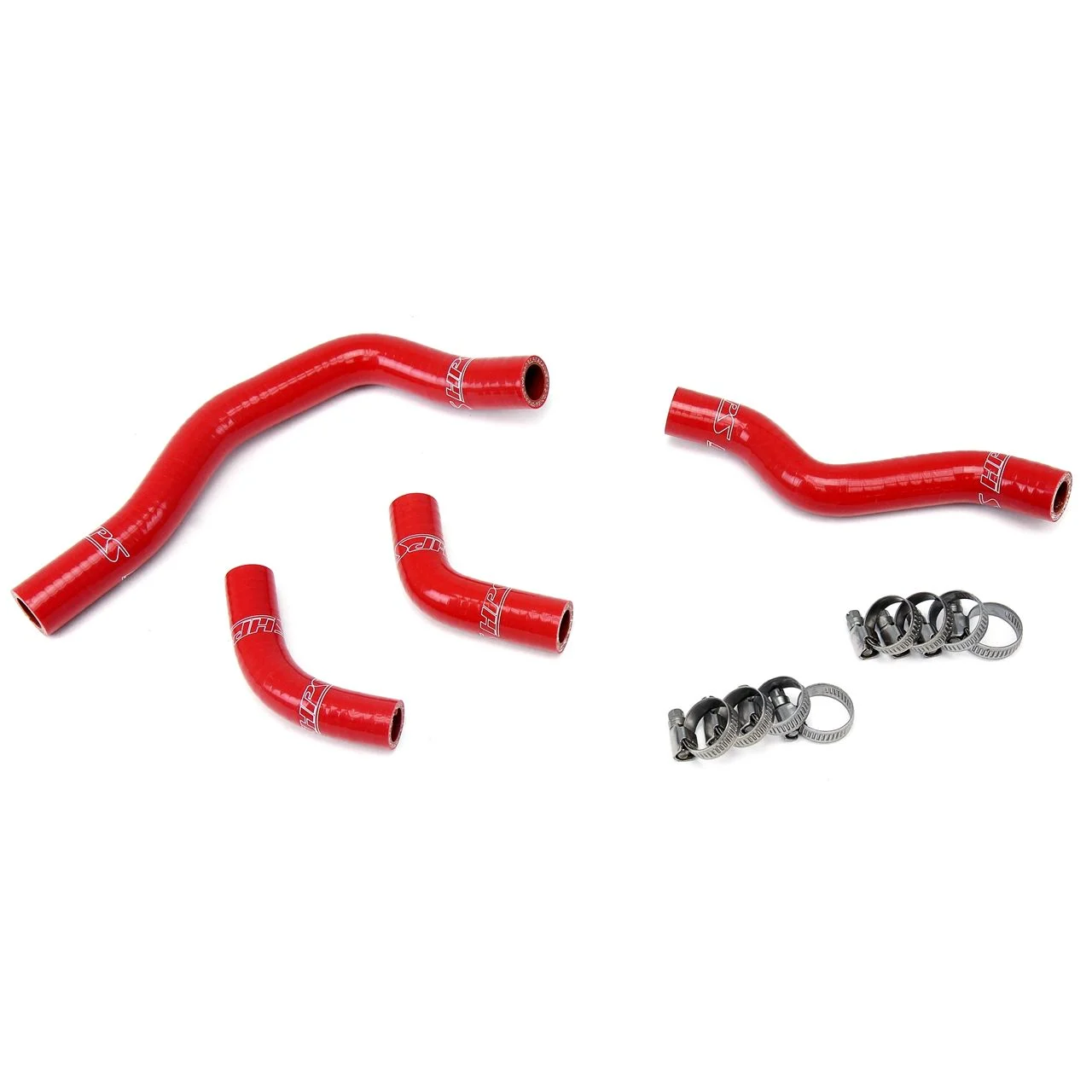 HPS Red Reinforced Silicone Radiator Hose Kit Coolant for Honda 05-09 CRF450X