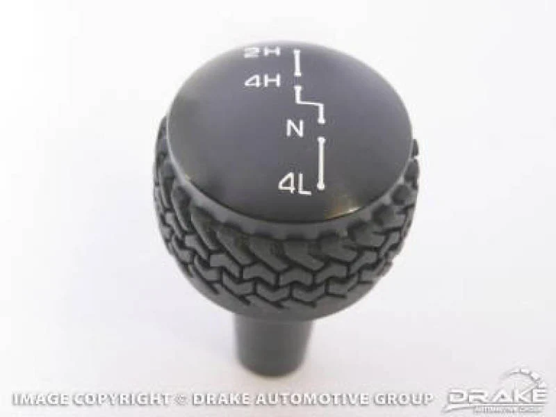 DV8 Offroad 2007-2018 Jeep JK 4WD Shift Knob Black Finish