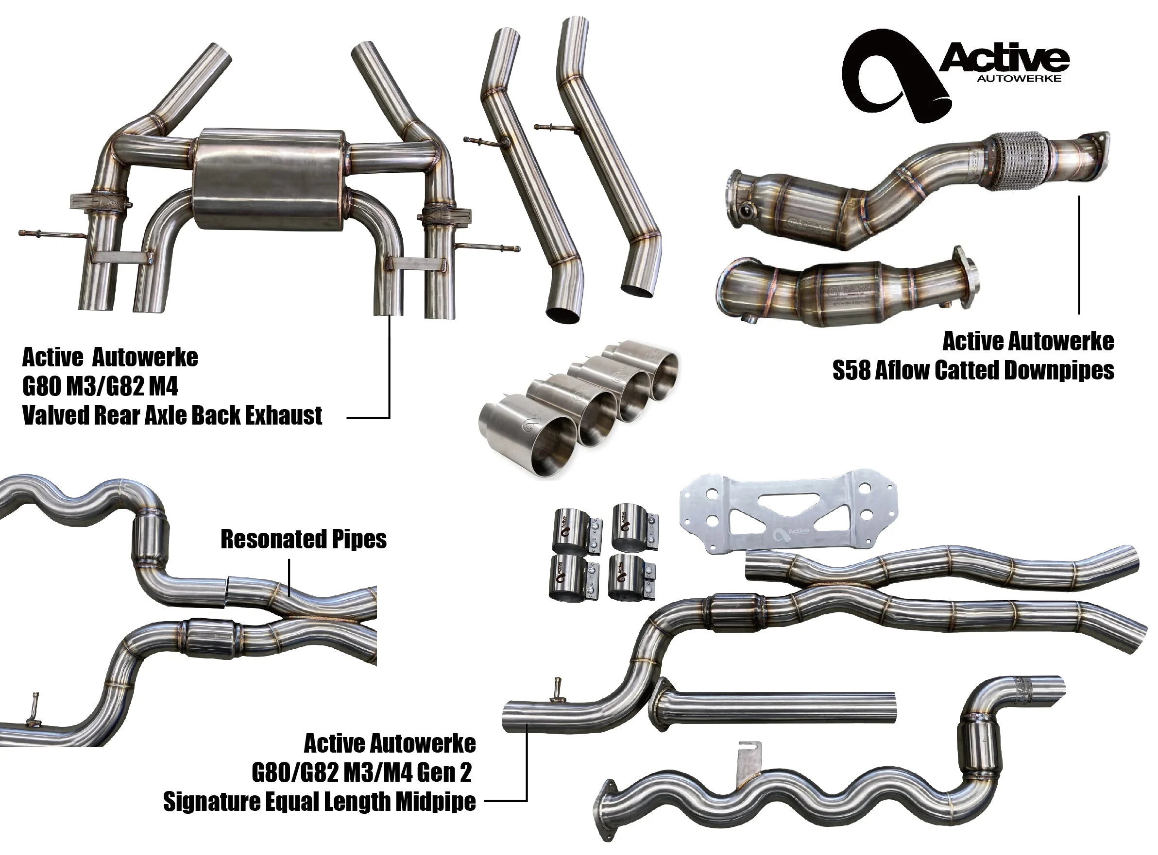 Active Autowerke AFlow EL Resonated Bundle | BMW G80 M3 | G82 M4 2021+