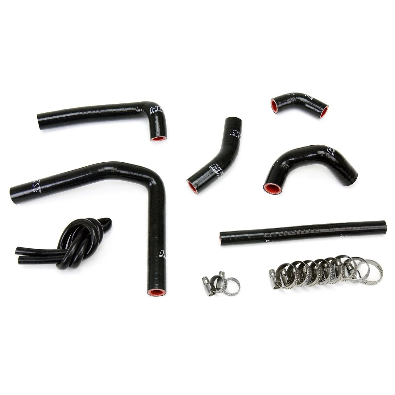 HPS Black Reinforced Silicone Radiator Hose Kit Coolant for Honda 02-07 CR250R 2 Stroke
