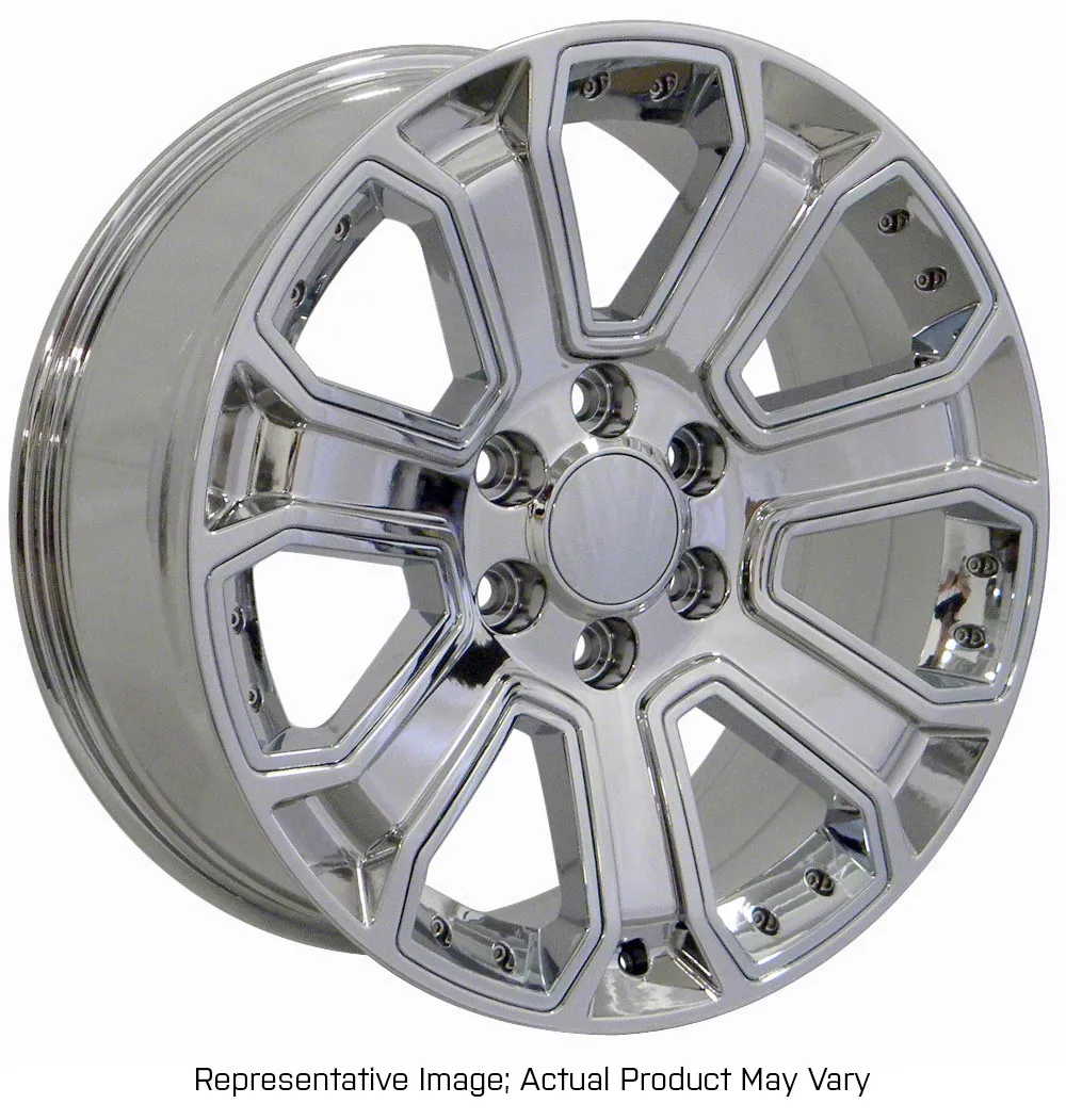 OE Revolution G-06 Hyper Silver 6-Lug Wheel; 22x9; 31mm Offset (14-18 Sierra 1500)