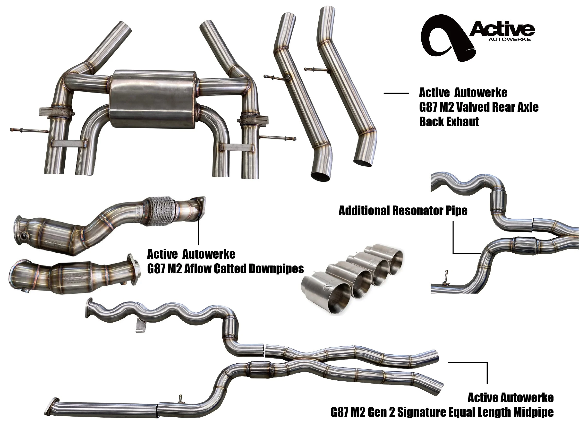 Active Autowerke AFlow EL Resonated Bundle | BMW G87 M2 2023+
