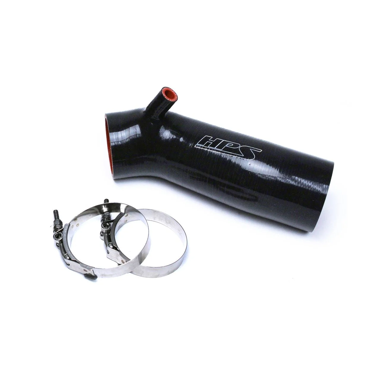 HPS Black Reinforced Silicone Post MAF Air Intake Hose Kit for Honda 13-16 Accord 2.4L