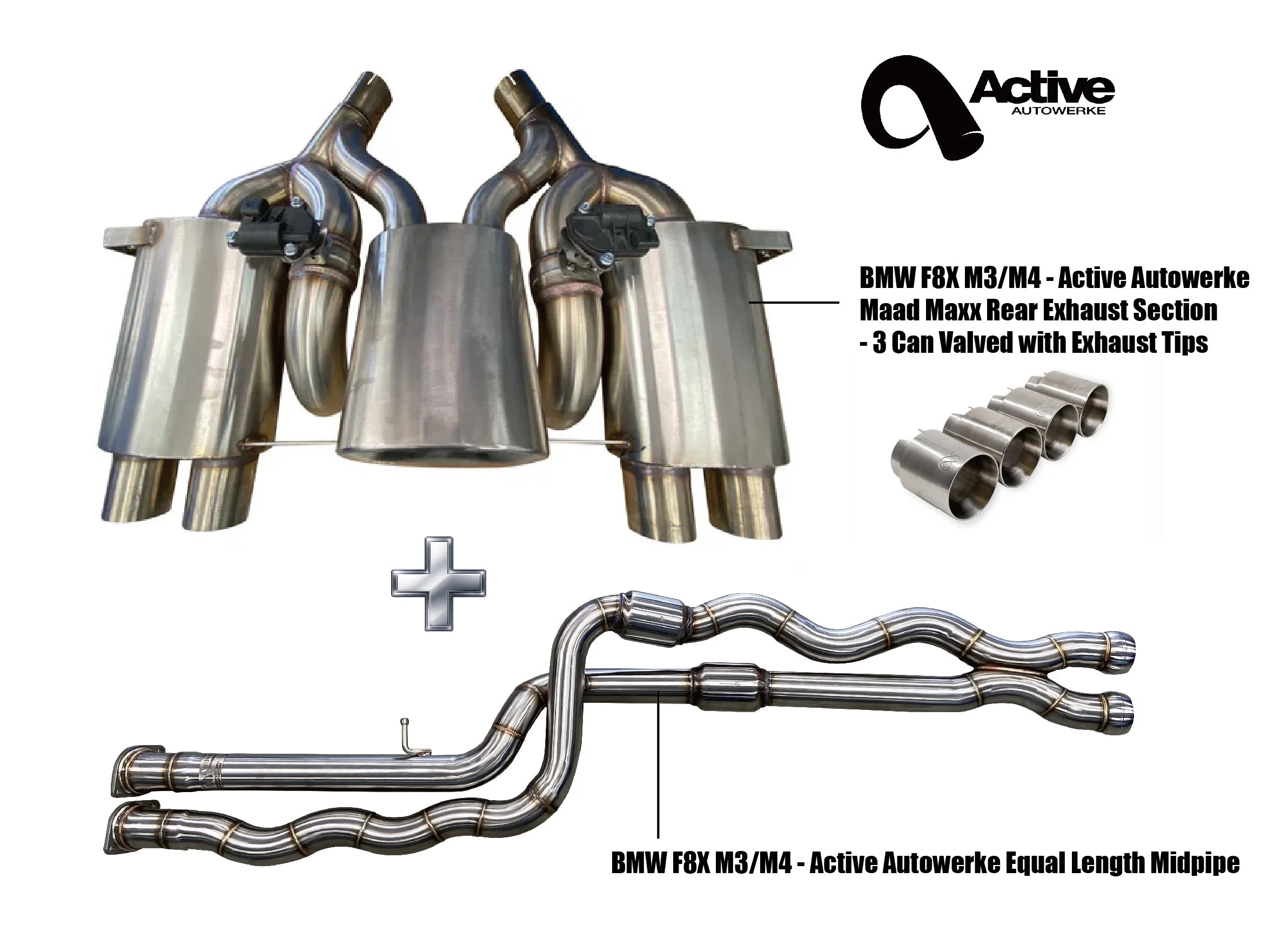 Active Autowerke EL Mid Pipe Bundle | BMW F80 M3 15-18 | F82 M4 15-20