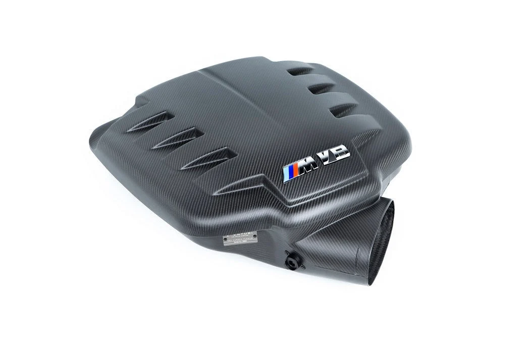 Eventuri Black Carbon Fiber Inlet Plenum Matte for BMW M3 2008-2013