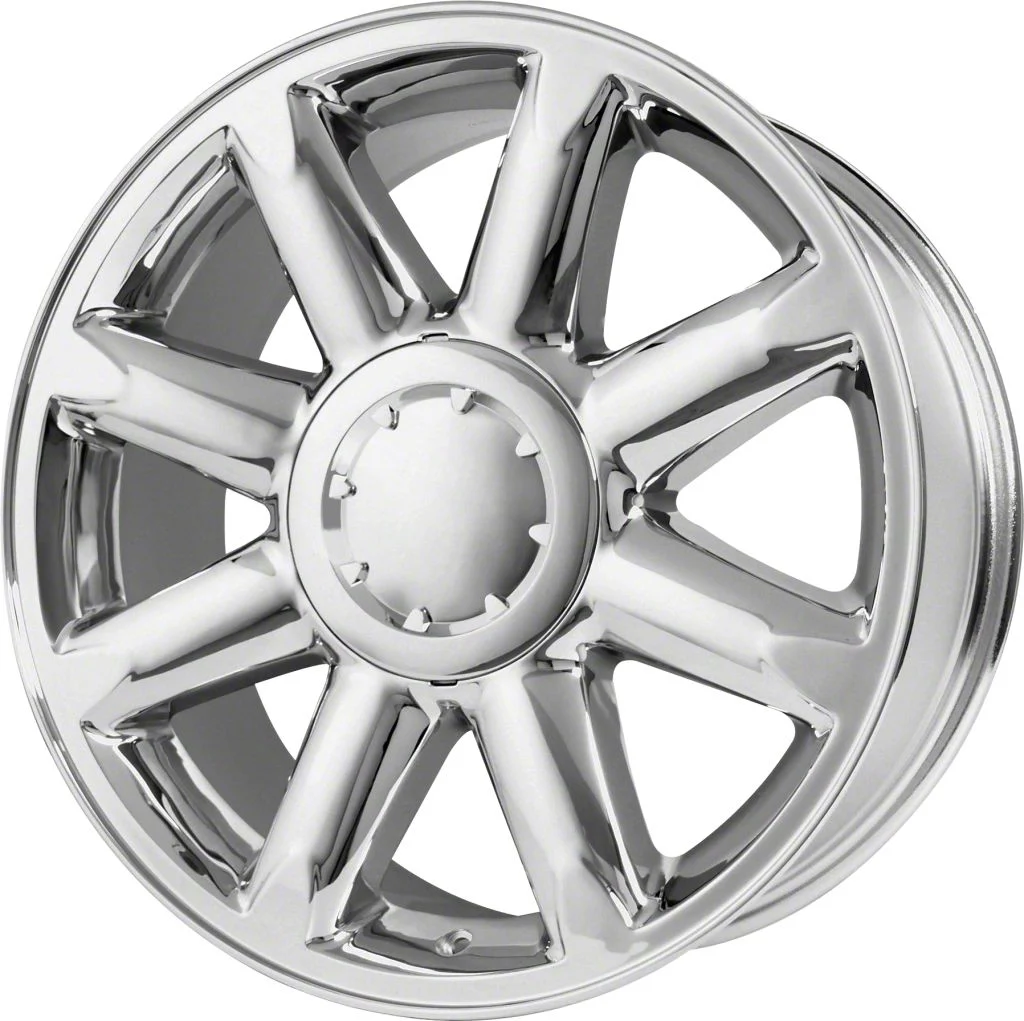 Denali Style Chrome 6-Lug Wheel; 20x8.5; 31mm Offset (07-13 Sierra 1500)