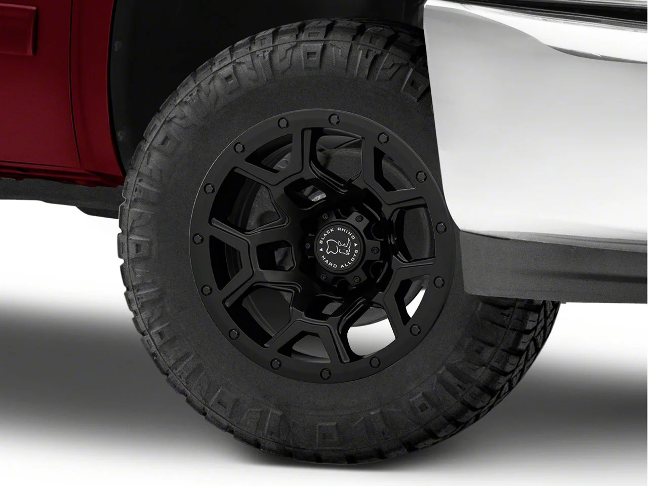 Black Rhino Overland Matte Black 6-Lug Wheel; 18x9.5; -18mm Offset (07-13 Silverado 1500)