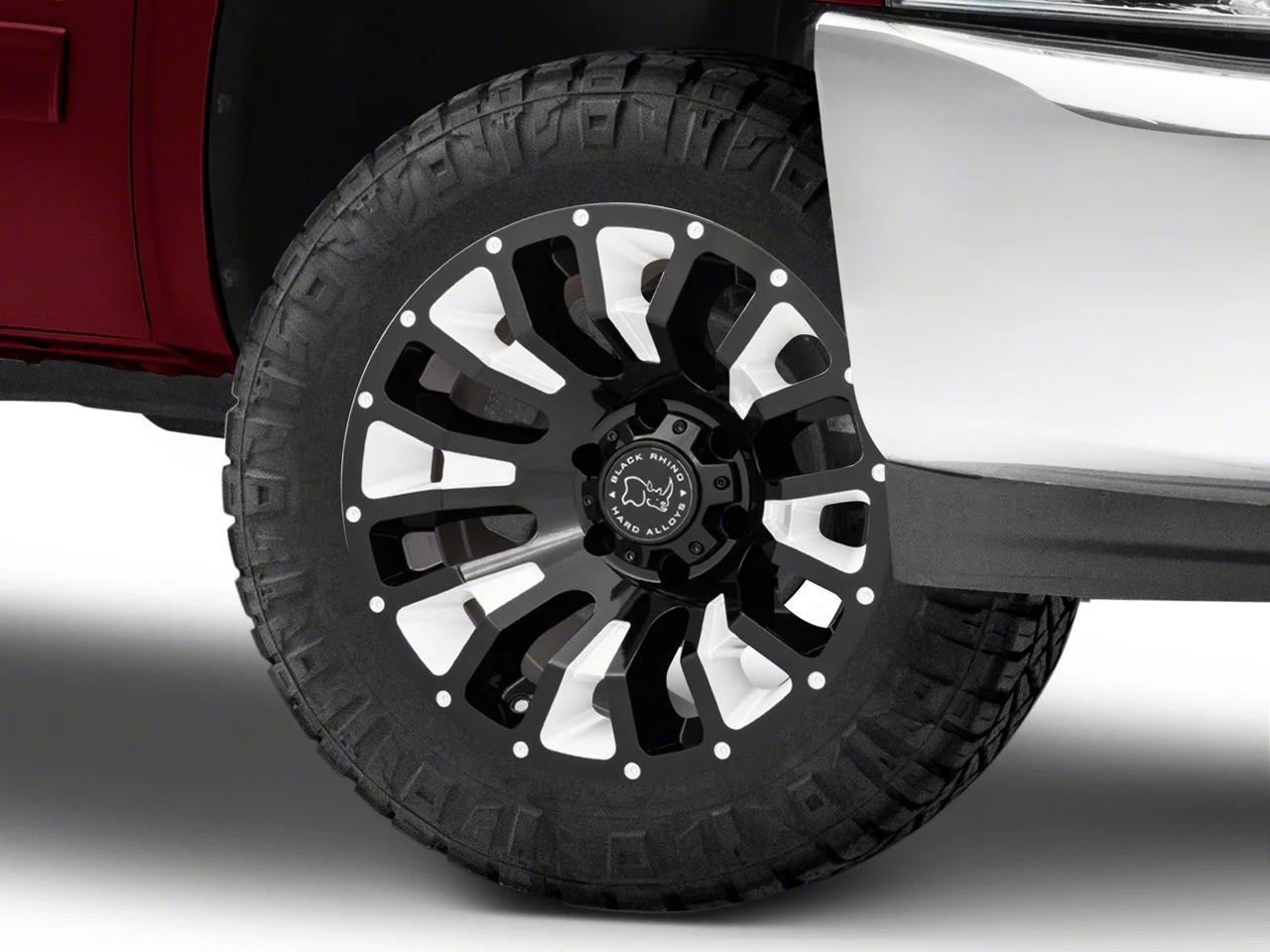 Black Rhino Pinatubo Gloss Black Milled 6-Lug Wheel; 20x9.5; -18mm Offset (07-13 Silverado 1500)