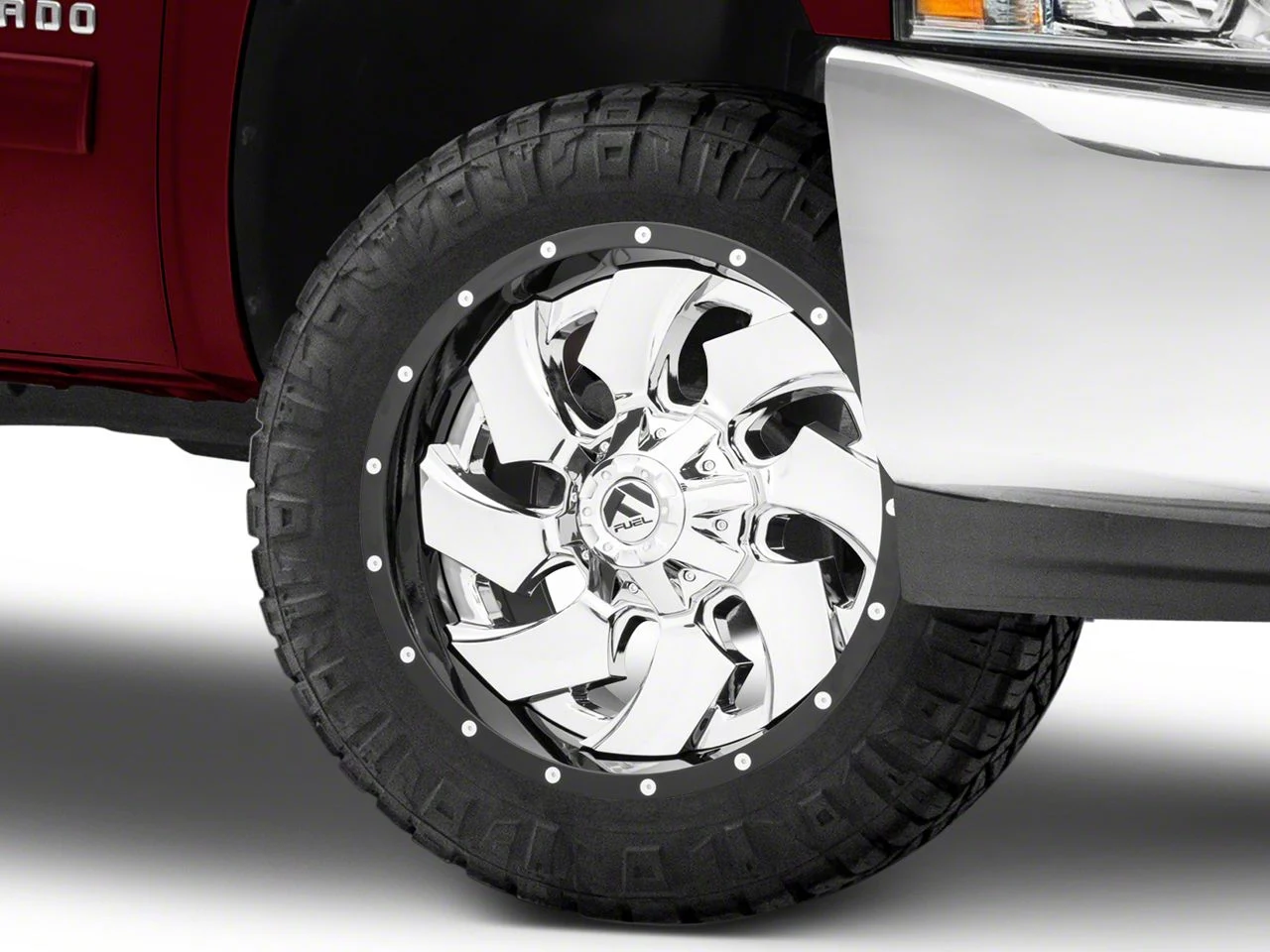 Fuel Wheels Cleaver Chrome 6-Lug Wheel; 20x9; 1mm Offset (07-13 Silverado 1500)