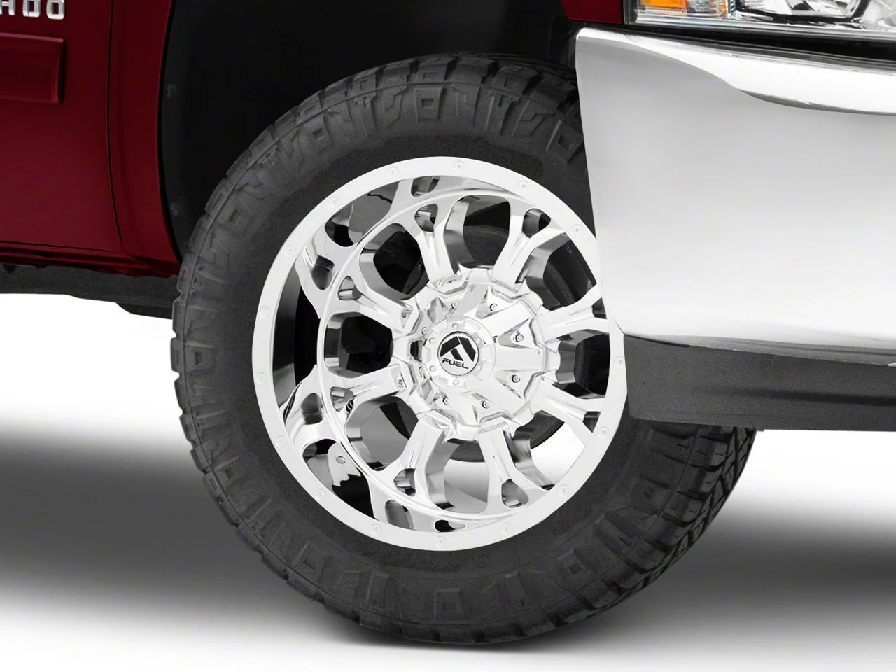 Fuel Wheels Krank Chrome 6-Lug Wheel; 20x10; -12mm Offset (07-13 Silverado 1500)