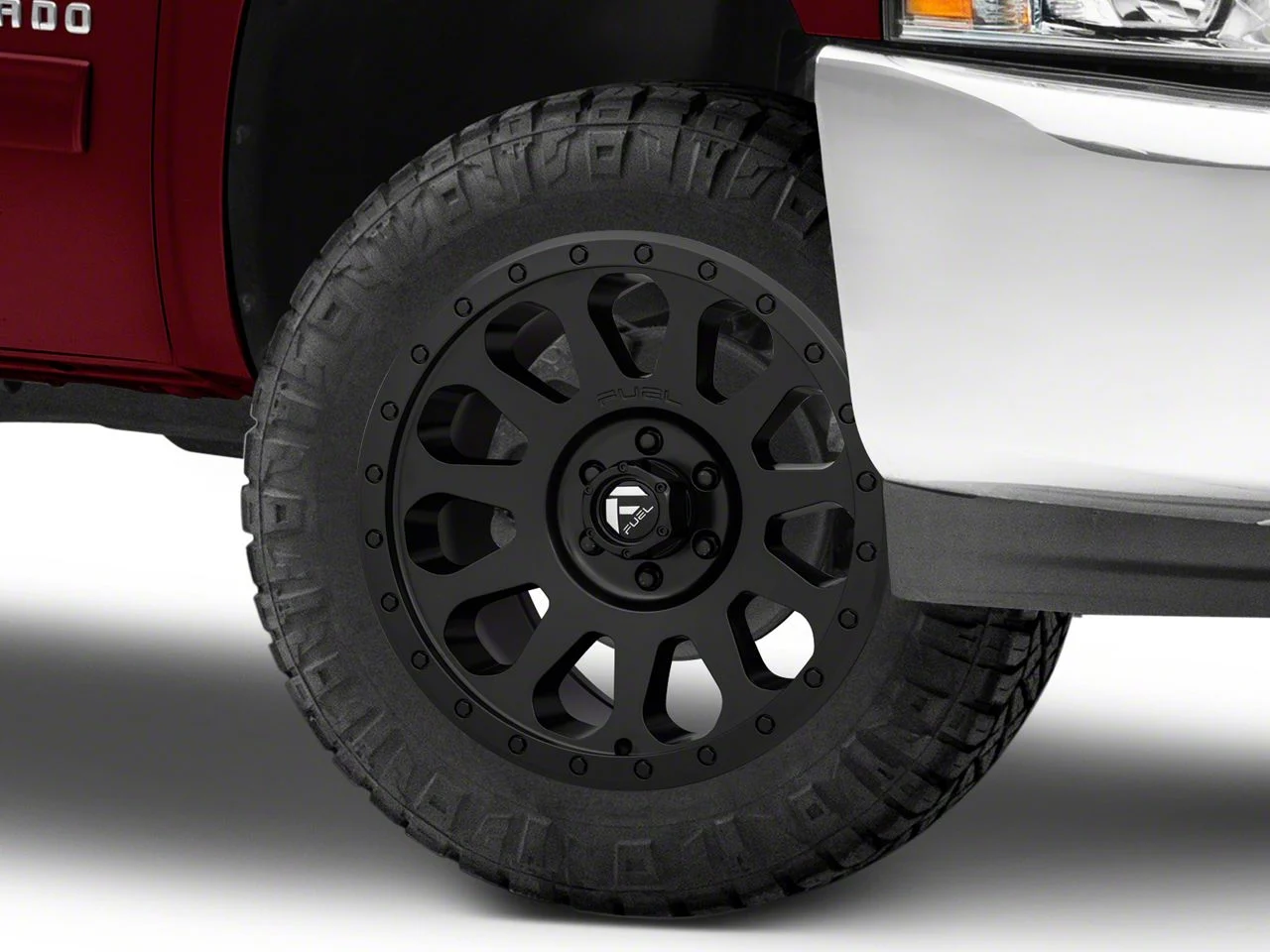 Fuel Wheels Vector Matte Black 6-Lug Wheel; 20x9; 20mm Offset (07-13 Silverado 1500)