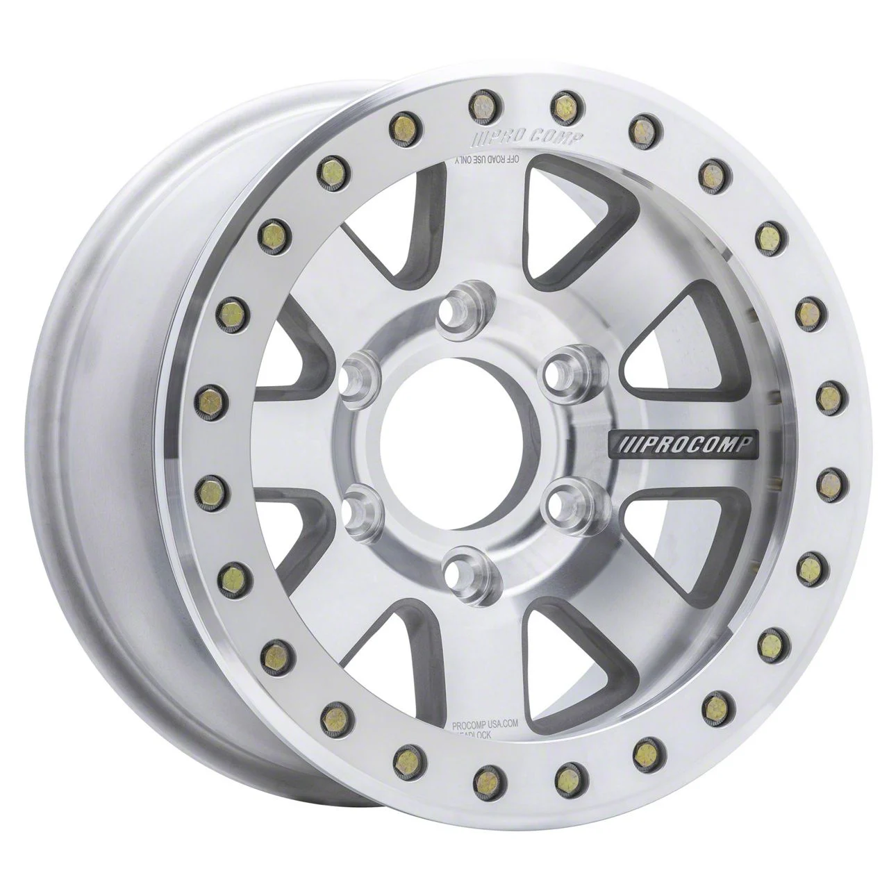 Pro Comp Wheels Trilogy Race Machined 6-Lug Wheel; 17x9; -30mm Offset (07-13 Silverado 1500)