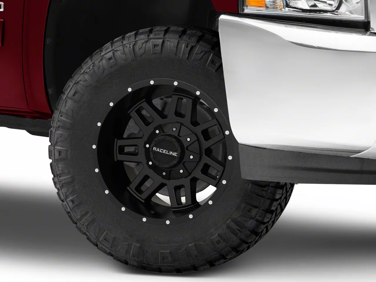 Raceline Injector Black 6-Lug Wheel; 17x9; 0mm Offset (07-13 Silverado 1500)