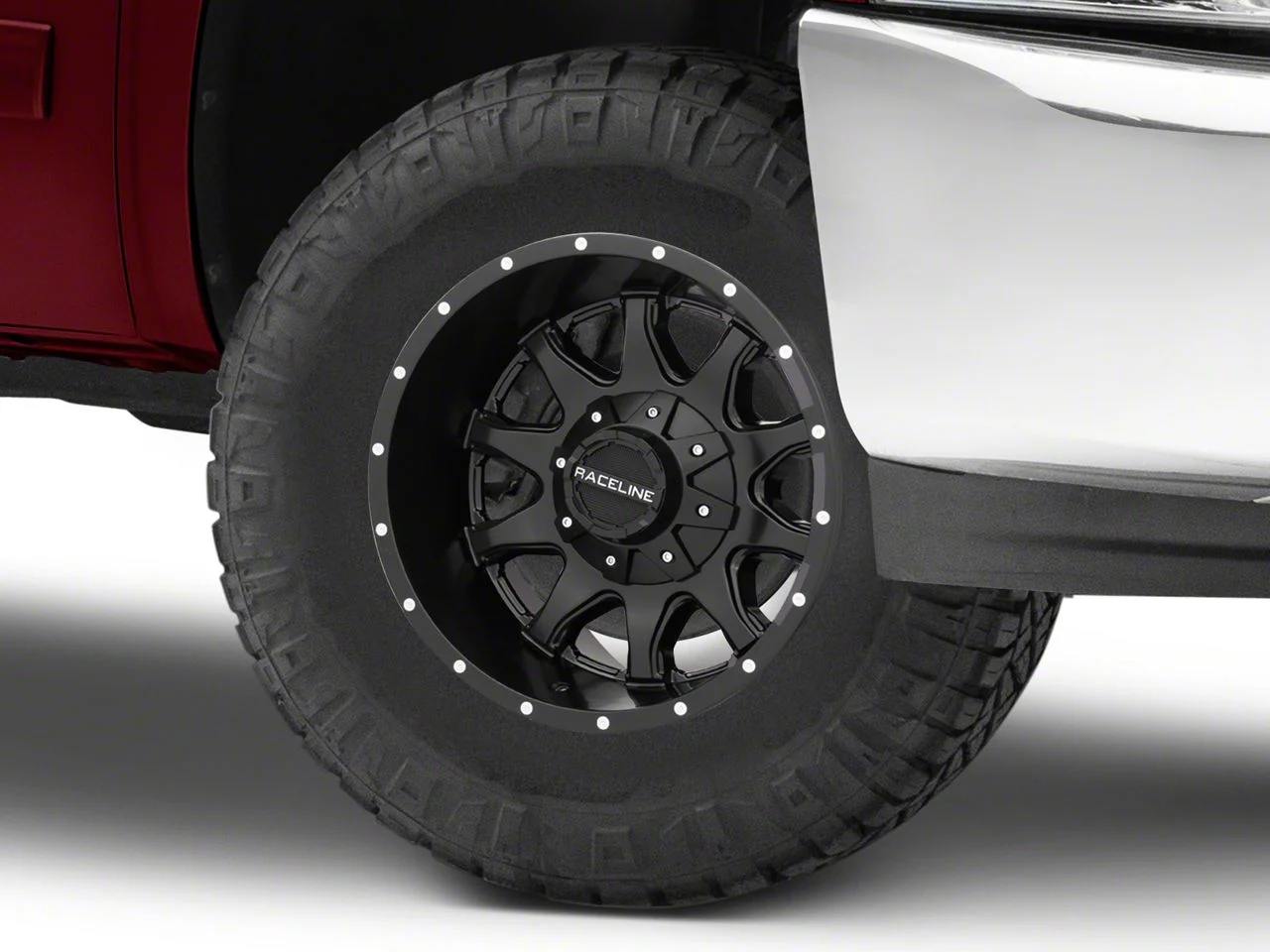 Raceline Shift Black 6-Lug Wheel; 17x9; -12mm Offset (07-13 Silverado 1500)