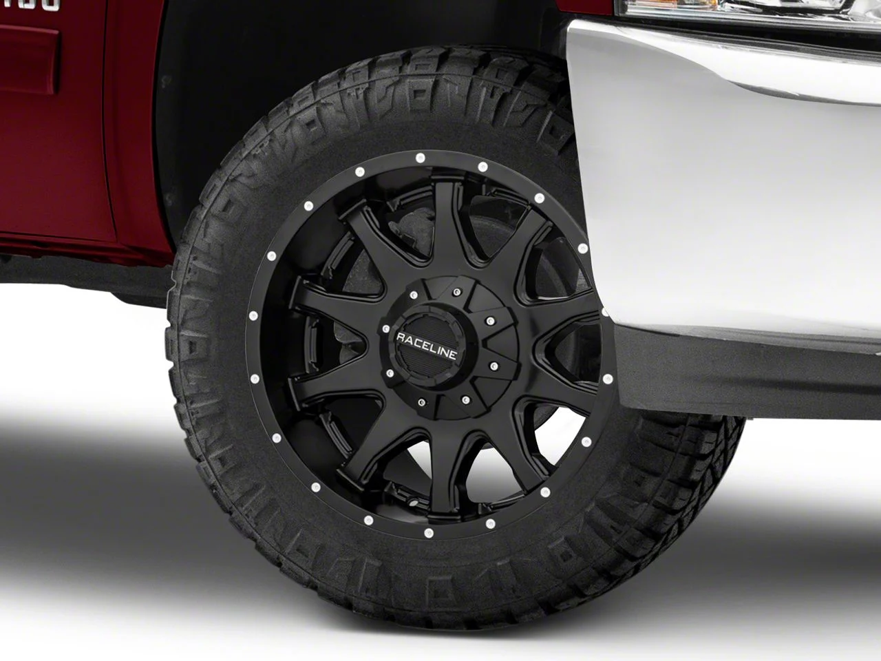 Raceline Shift Black 6-Lug Wheel; 20x9; 0mm Offset (07-13 Silverado 1500)