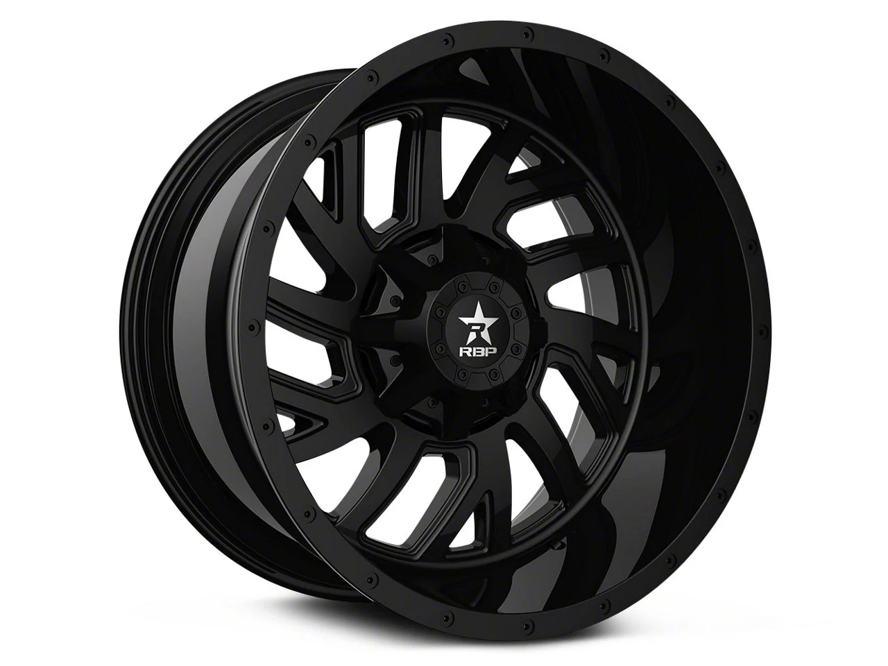 RBP 65R Glock Full Black 6-Lug Wheel; 20x10; -12mm Offset (07-13 Silverado 1500)