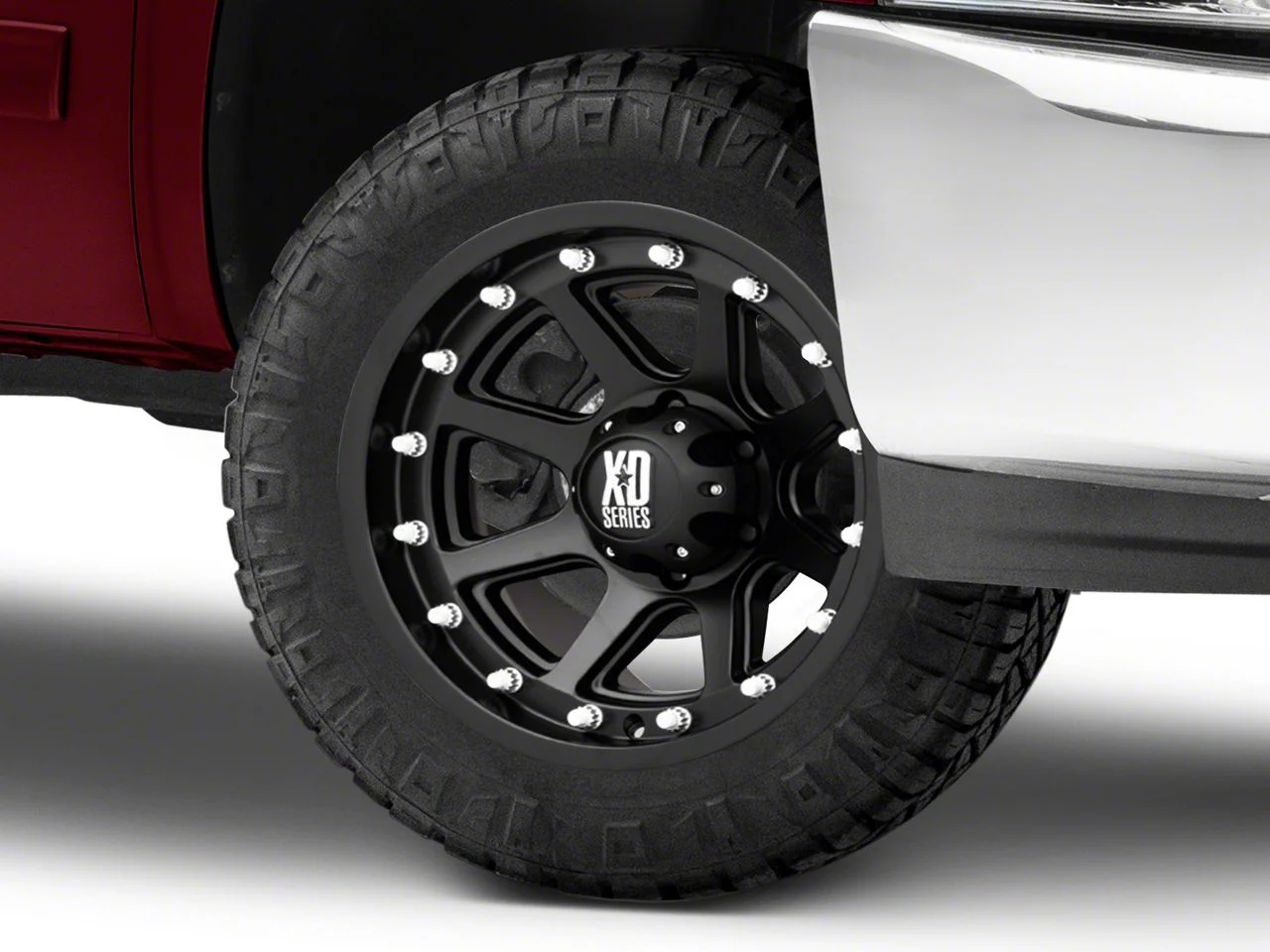 XD Addict Matte Black 6-Lug Wheel; 20x9; 18mm Offset (07-13 Silverado 1500)