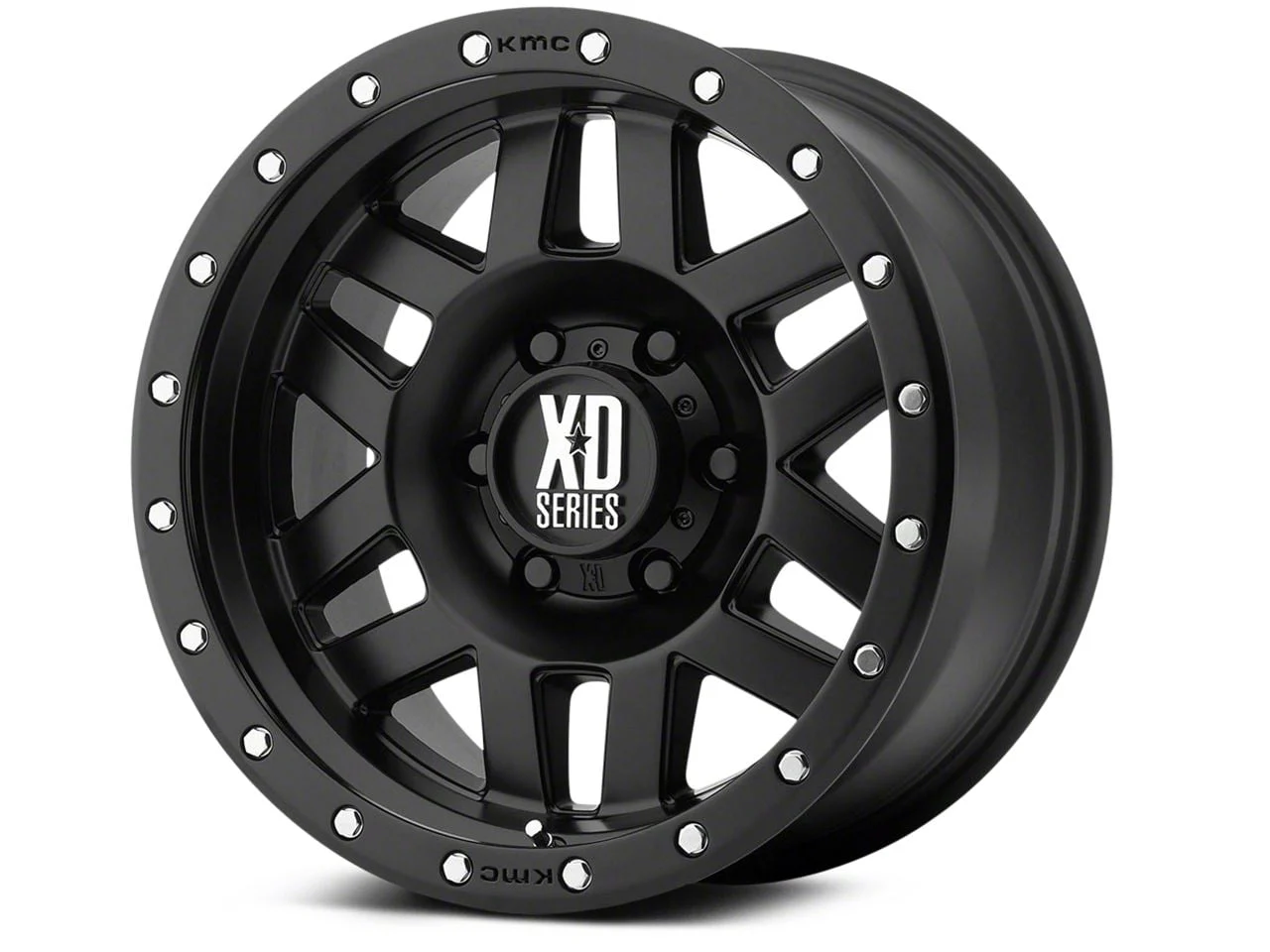 XD Machete Satin Black 6-Lug Wheel; 18x9; -12mm Offset (07-13 Silverado 1500)