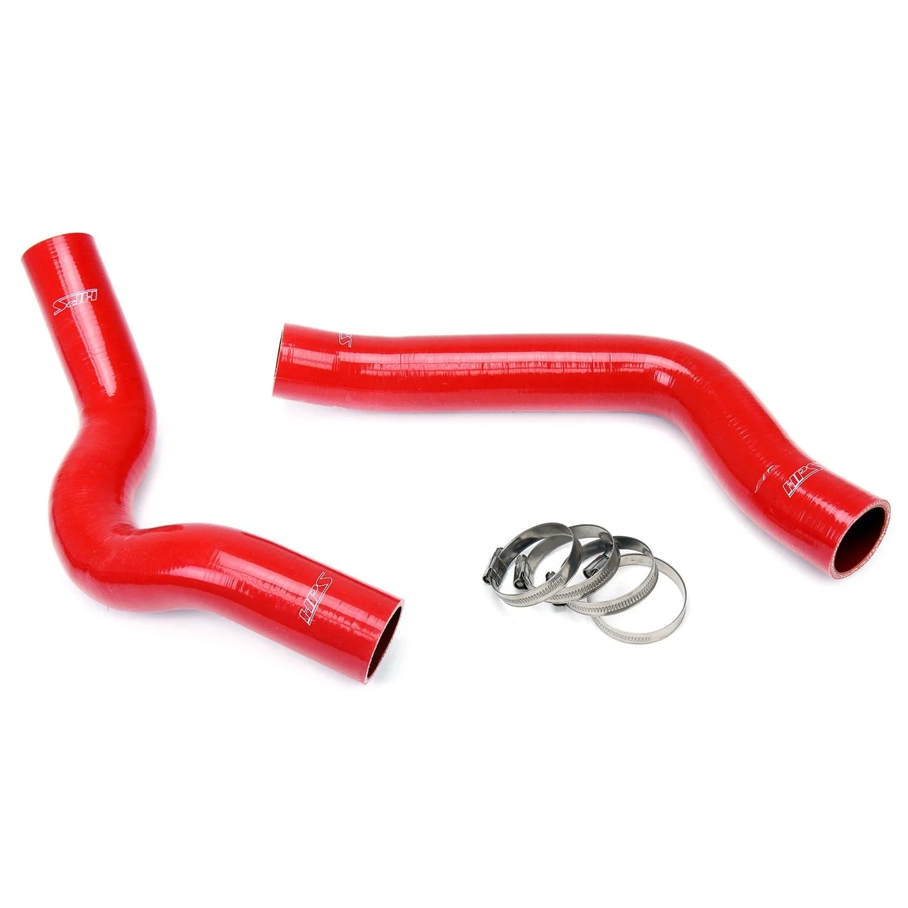 HPS Reinforced Red Silicone Radiator Hose Kit Coolant for Dodge 03-06 Viper SRT-10 8.3L V10