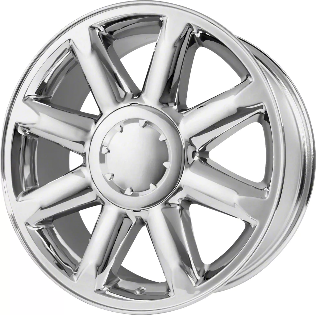 Denali Style Chrome 6-Lug Wheel; 20x8.5; 31mm Offset (14-18 Silverado 1500)
