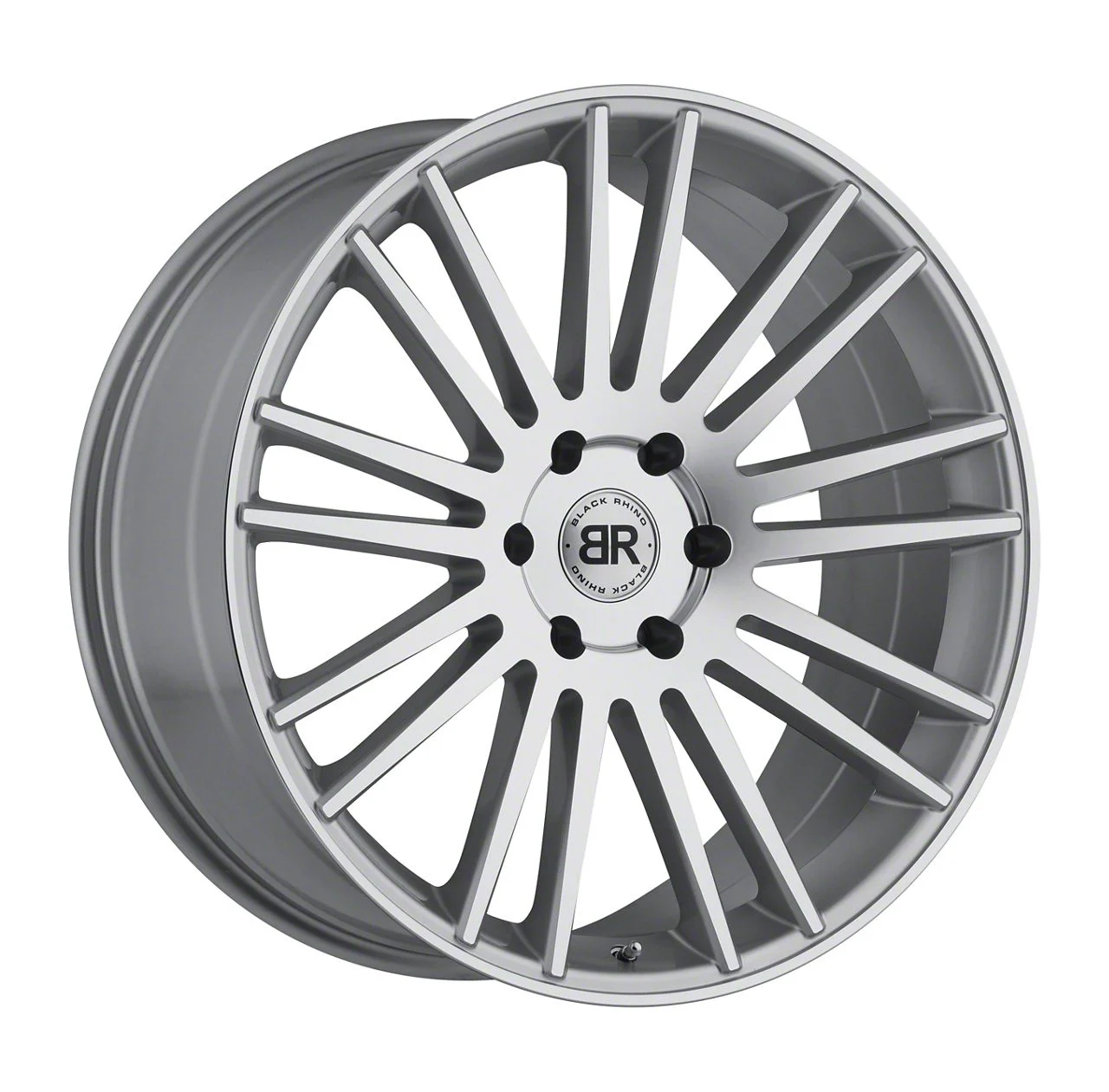 Black Rhino Kruger Silver 6-Lug Wheel; 22x9.5; 10mm Offset (19-26 Silverado 1500)
