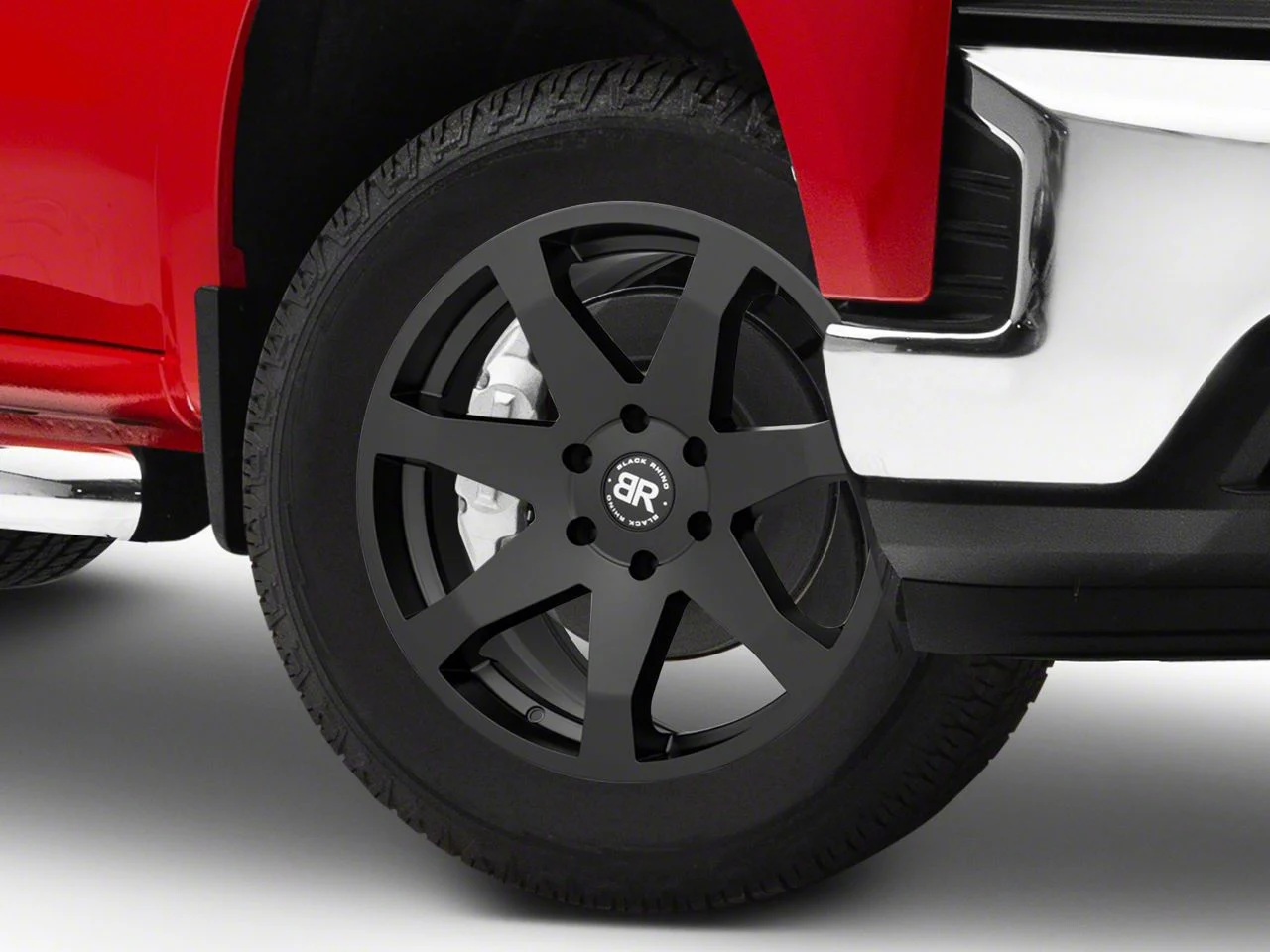 Black Rhino Mozambique Matte Black 6-Lug Wheel; 20x8.5; 45mm Offset (19-26 Silverado 1500)