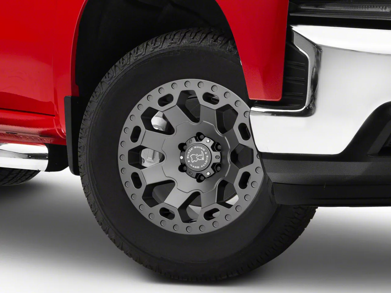 Black Rhino Warlord Matte Gunmetal 6-Lug Wheel; 18x9; 12mm Offset (19-26 Silverado 1500)