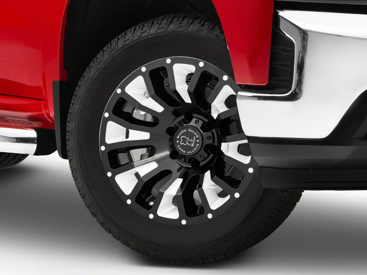 Black Rhino Pinatubo Gloss Black Milled 6-Lug Wheel; 20x9.5; -18mm Offset (19-26 Silverado 1500)