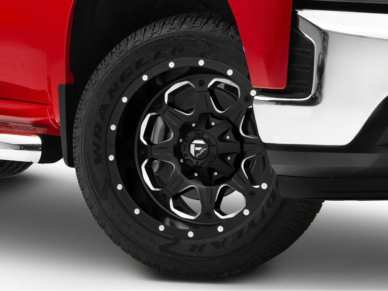 Fuel Wheels Boost Matte Black Milled 6-Lug Wheel; 20x9; -12mm Offset (19-26 Silverado 1500)