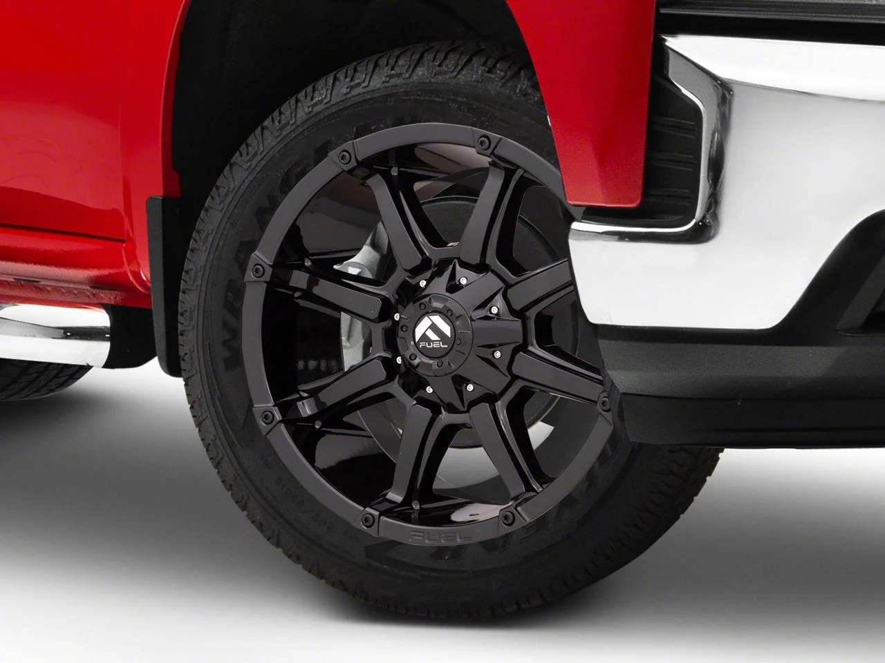 Fuel Wheels Coupler Gloss Black 6-Lug Wheel; 20x10; -18mm Offset (19-26 Silverado 1500)