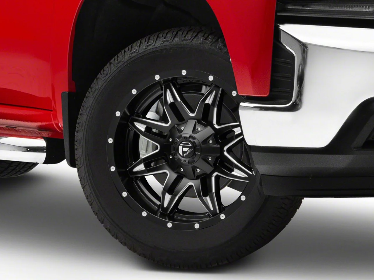 Fuel Wheels Lethal Satin Black Milled 6-Lug Wheel; 20x10; -24mm Offset (19-26 Silverado 1500)