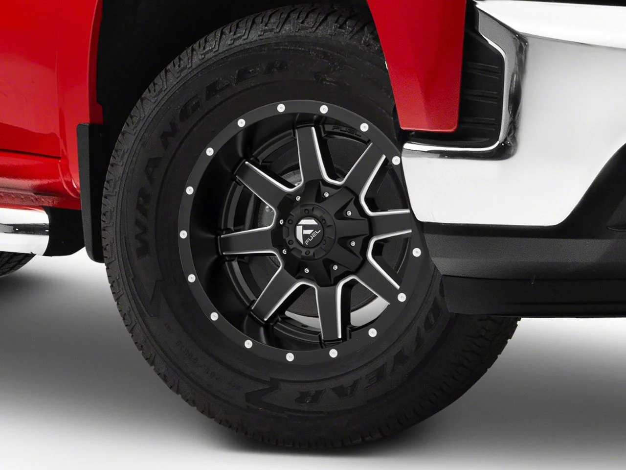 Fuel Wheels Maverick Matte Black Milled 6-Lug Wheel; 17x9; 1mm Offset (19-26 Silverado 1500)