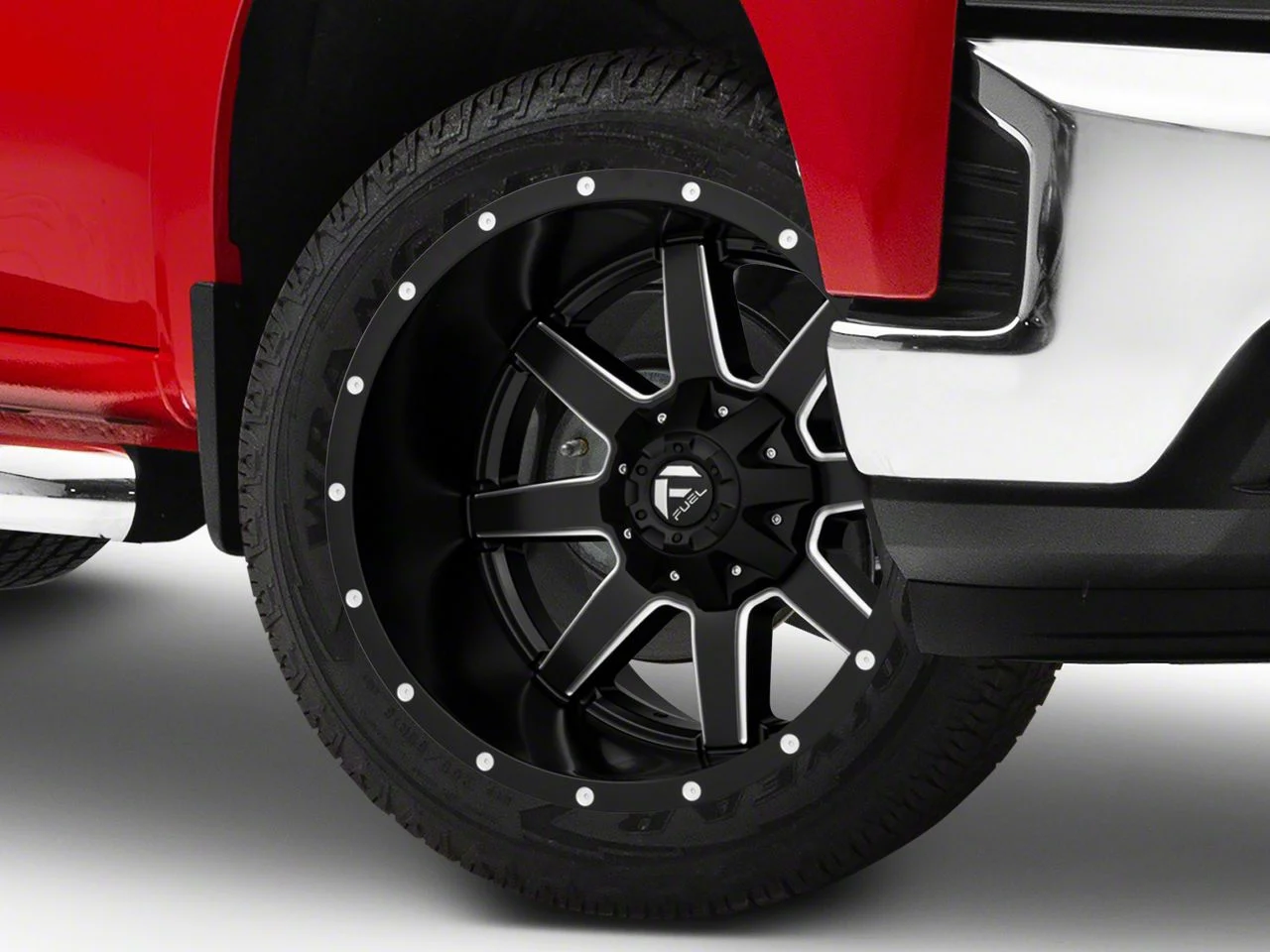 Fuel Wheels Maverick Matte Black Milled 6-Lug Wheel; 20x10; -24mm Offset (19-26 Silverado 1500)