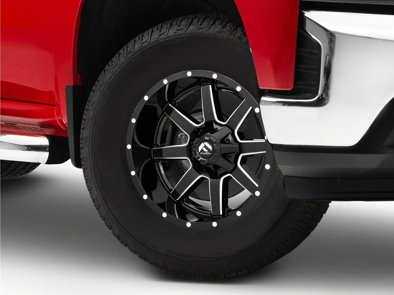 Fuel Wheels Maverick Gloss Black Milled 6-Lug Wheel; 17x9; -12mm Offset (19-26 Silverado 1500)