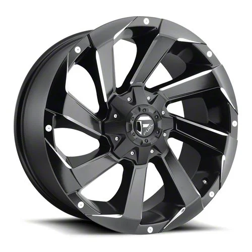 Fuel Wheels Razor Matte Black Milled 6-Lug Wheel; 18x9; 20mm Offset (19-26 Silverado 1500)