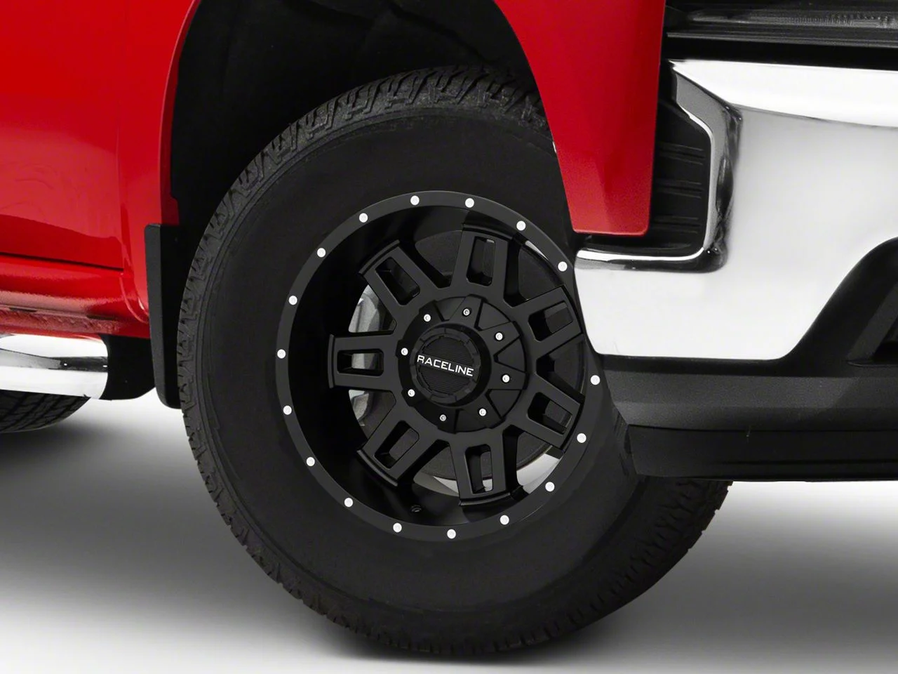 Raceline Injector Black 6-Lug Wheel; 17x9; 0mm Offset (19-26 Silverado 1500)