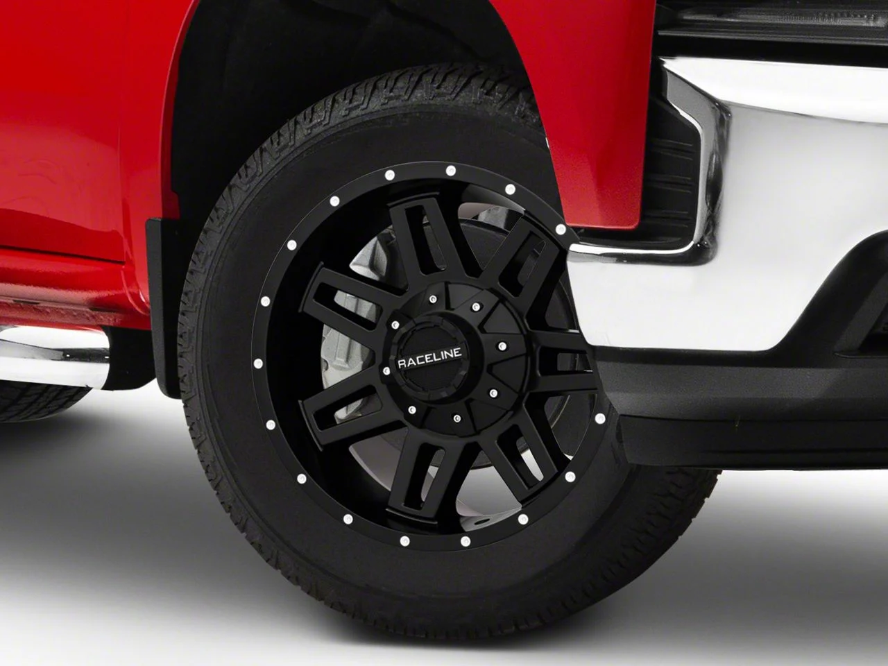 Raceline Injector Black 6-Lug Wheel; 20x9; 20mm Offset (19-26 Silverado 1500)
