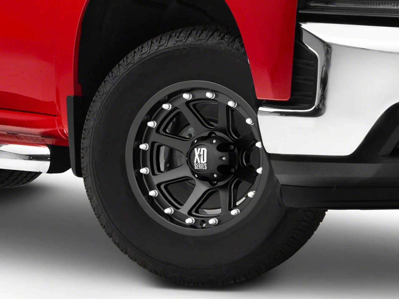 XD Addict Matte Black 6-Lug Wheel; 17x9; 18mm Offset (19-26 Silverado 1500)