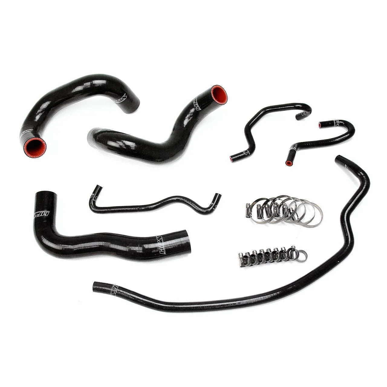 HPS Black Reinforced Silicone Radiator Hose Kit Coolant for Toyota 14-18 Corolla 1.8L