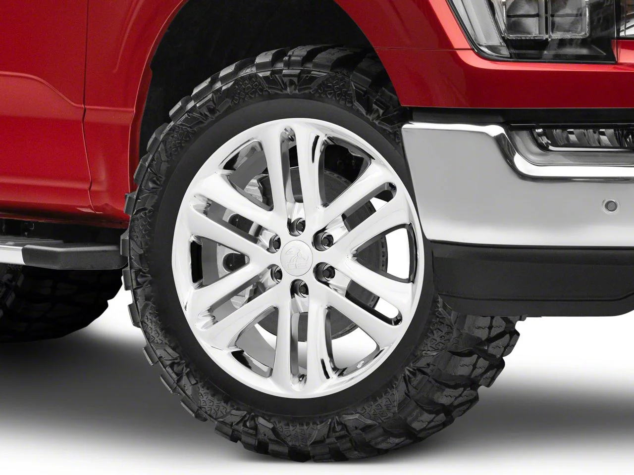 Limited Style Chrome 6-Lug Wheel; 22x9; 44mm Offset (21-26 F-150)