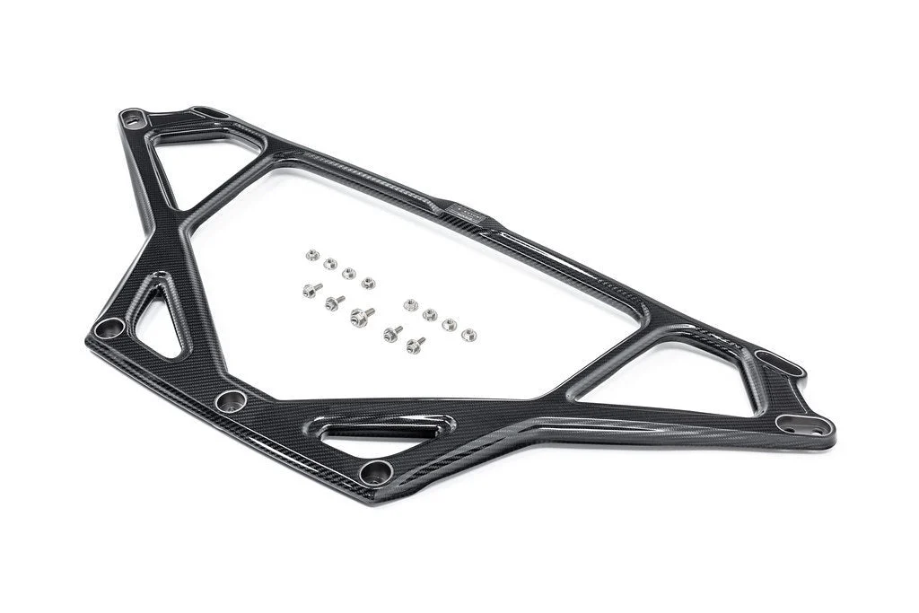 Eventuri Black Carbon Fiber Strut Brace Gloss for BMW G80 M3 | G82 M4 | G87 M2 2023-2026