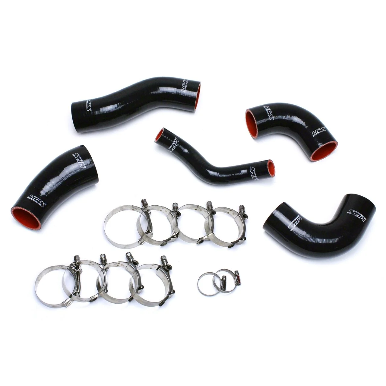 HPS Black Reinforced Silicone Intercooler Hose Kit for Hyundai 11-14 Sonata 2.0L Turbo