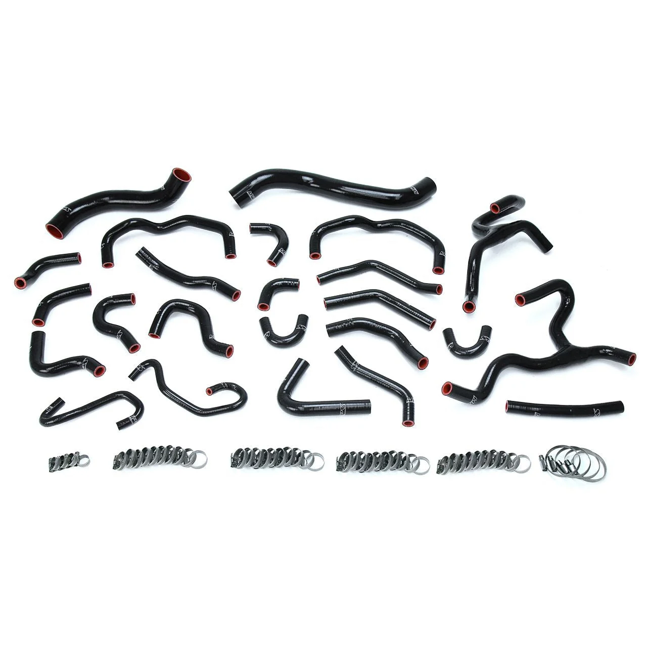 HPS Black Reinforced Silicone Radiator + Heater Hose Kit Coolant for Lexus 08-16 LX570 5.7L V8